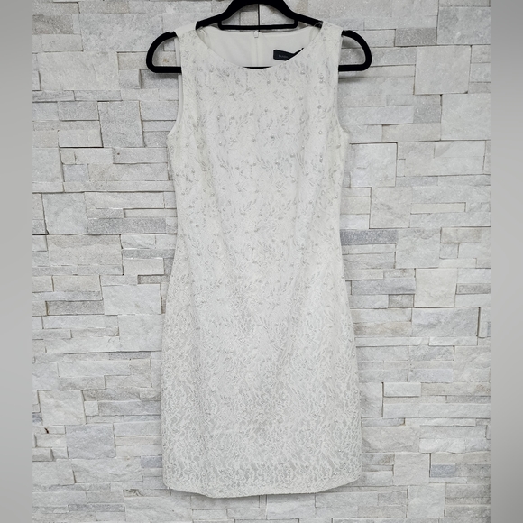 White Dress with Beads Sandro Ferrone - Perfect for Special Occasions - Picture 6 of 13